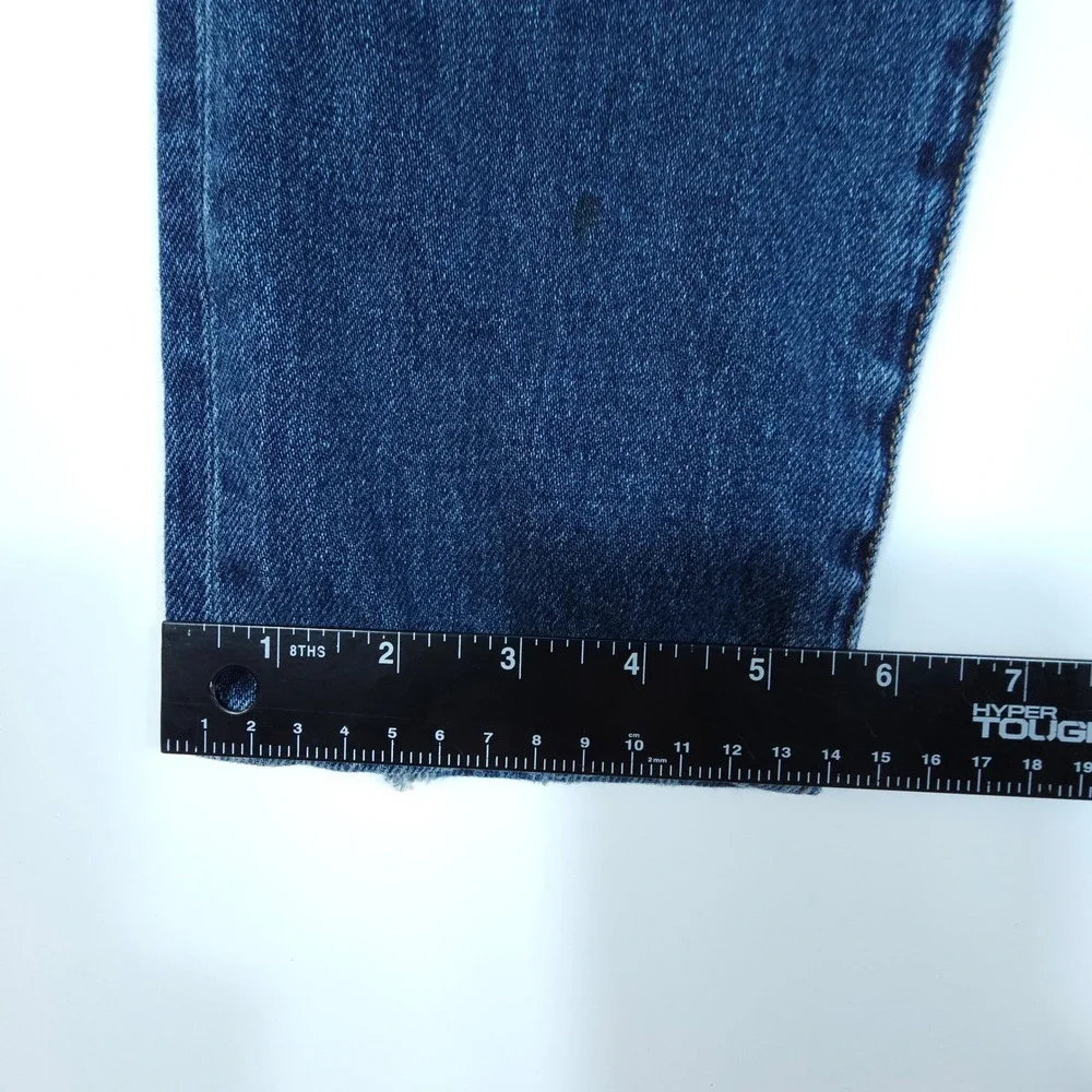 American Eagle Mom Jeans Womens 29 Blue‎ Y2K Tapered High Rise Button Fly Denim